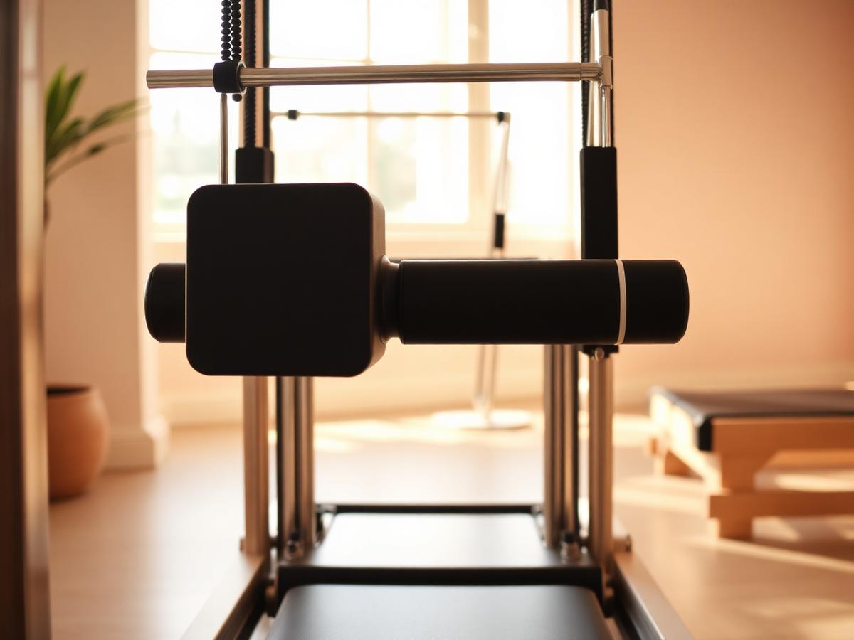 Práctica de pilates en VORA STUDIO